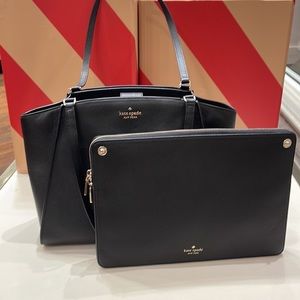 Kate Spade Brim Laptop Tote
COLOR:
Black
